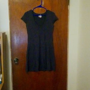 Juniors size L grey dress